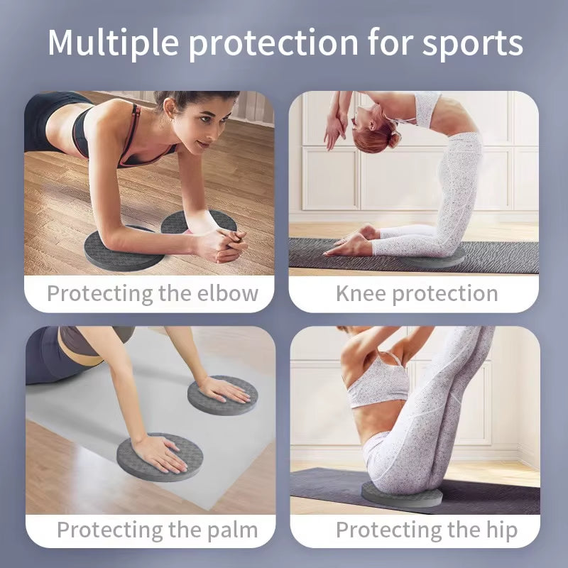 Yoga Knee Pads 2 Pack, Yoga Knee Cushion Thick Exercise Pads for Knees Elbows Wrist Hands Head Foam Pilates Kneeling Pad